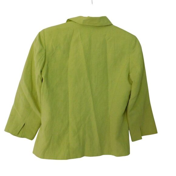 NEW Coldwater Creek Silk Linen Blend Open Jacket Sz S Petite Pockets Lined - Picture 4 of 5